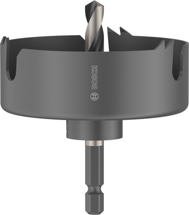 Serra copo tipo mandril Bosch para madeira e drywall 70 x 27 mm.